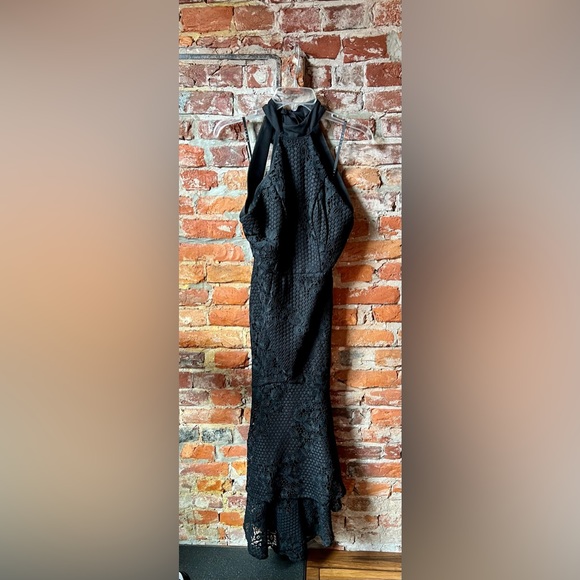Jarlo Black Lace Dress EU size 8 US size 4 - Picture 5 of 7